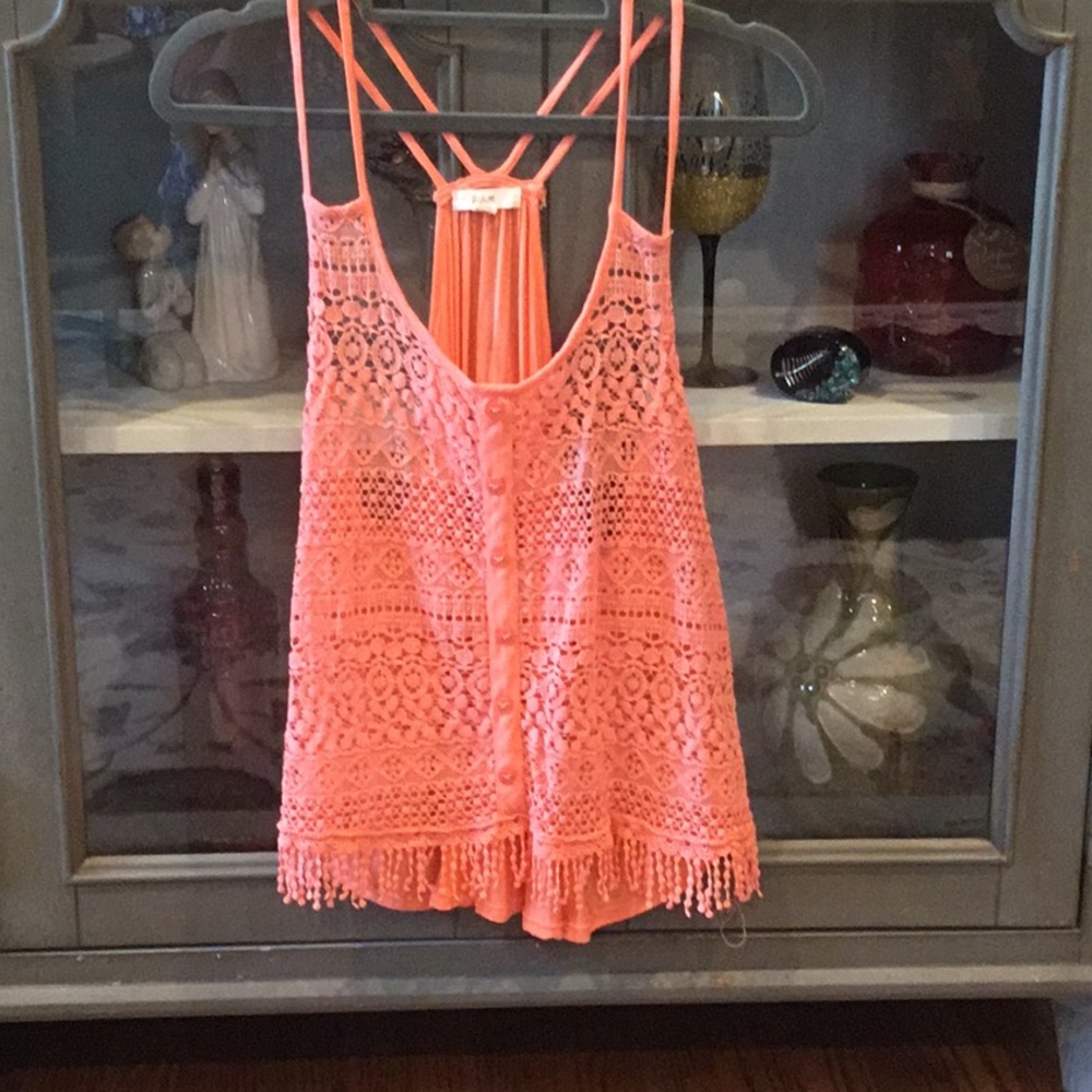 Size L, juniors tank top